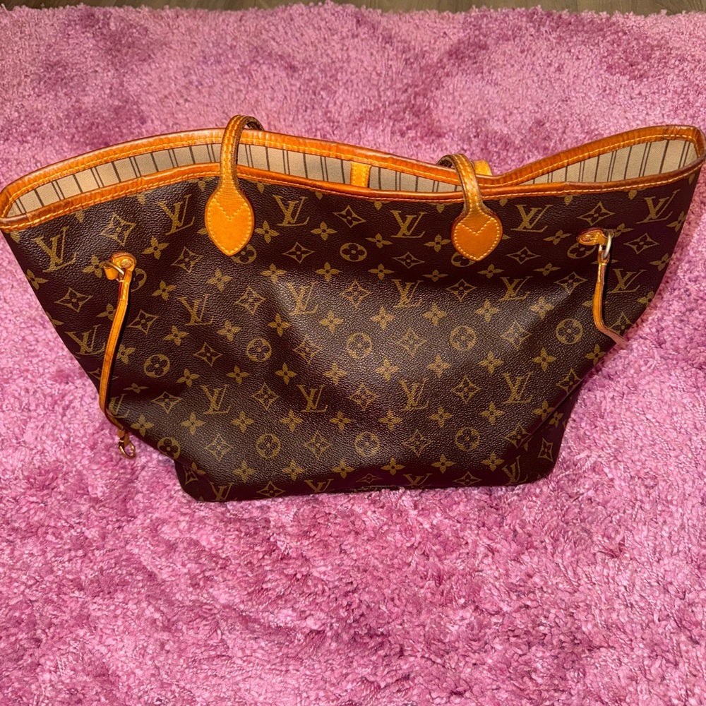 Louis Vuitton Brown Monogram NEVERFULL MM